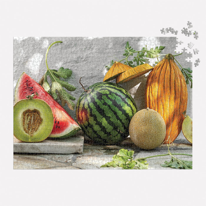 Melons from the Vine 1000 Piece Puzzle 1000 Piece Puzzles Bella Karragiannidis
