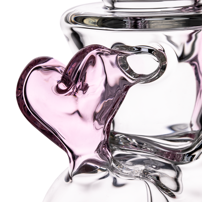 Melting Hearts Mini Dab Rig Valentine's Day