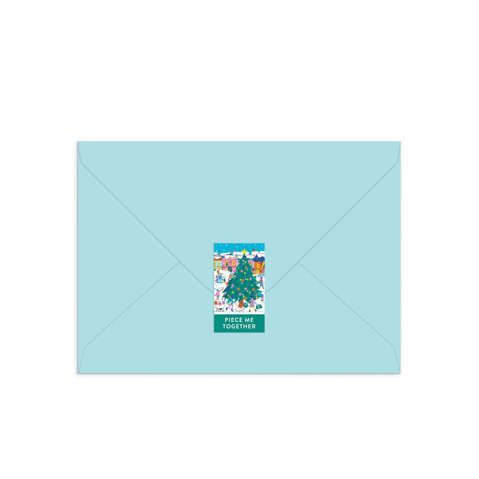 Merry & Bright Greeting Card Puzzle Jigsaw Puzzle Louise Cunningham Starling