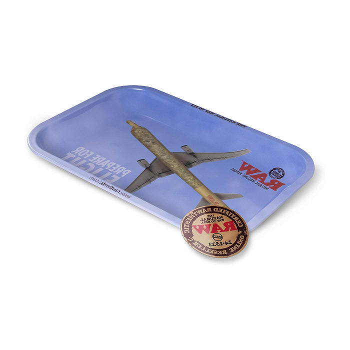 Metal Rolling Tray Prepare For Flight RAW