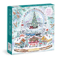 Michael Storrings Alpine Village Snowglobe 500 Piece Foil Puzzle 500 Piece Puzzles Michael Storrings