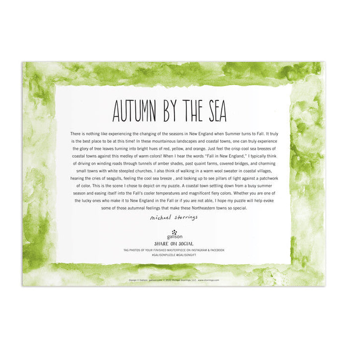 Michael Storrings Autumn By the Sea 1000 Piece Puzzle Puzzles Michael Storrings