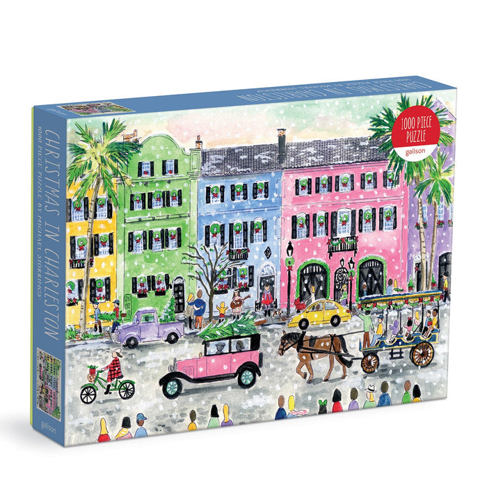 Michael Storrings Christmas in Charleston 1000 Piece Puzzle Galison