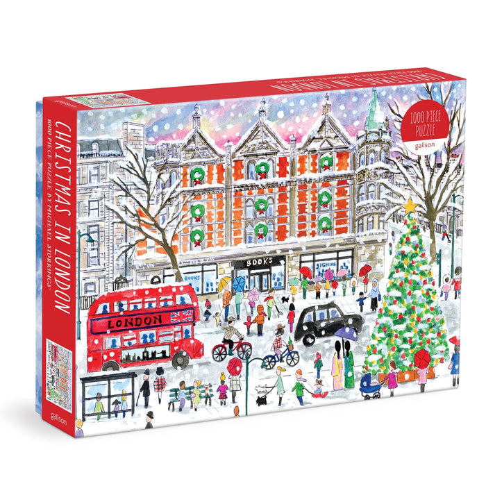 Michael Storrings Christmas in London 1000 Piece Puzzle 1000 Piece Puzzles Michael Storrings