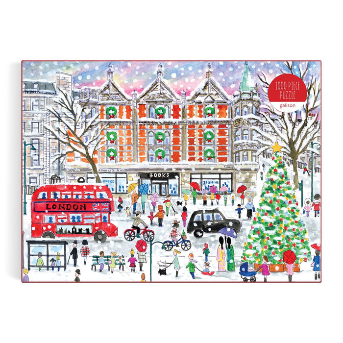 Michael Storrings Christmas in London 1000 Piece Puzzle 1000 Piece Puzzles Michael Storrings