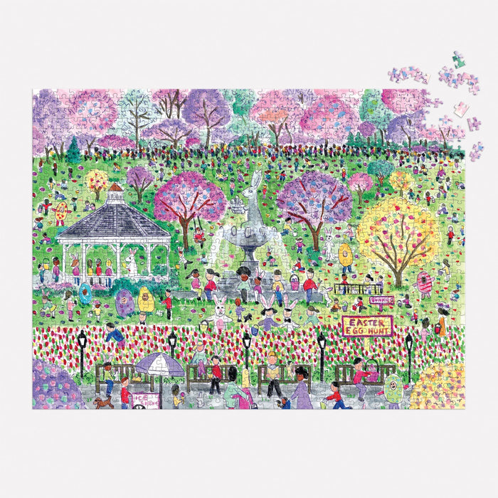 Michael Storrings Easter Egg Hunt 1000 Piece Puzzle 1000 Piece Puzzles Michael Storrings
