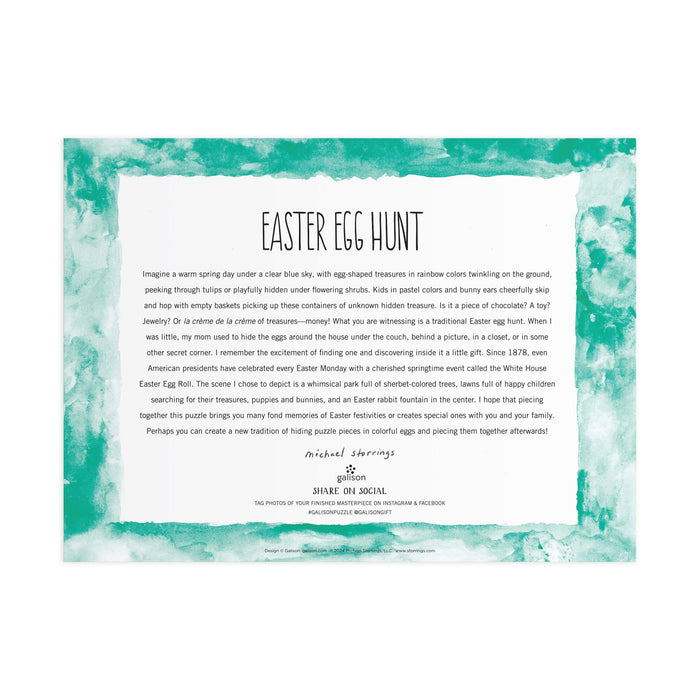 Michael Storrings Easter Egg Hunt 1000 Piece Puzzle 1000 Piece Puzzles Michael Storrings