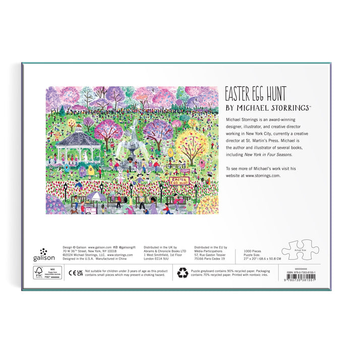 Michael Storrings Easter Egg Hunt 1000 Piece Puzzle 1000 Piece Puzzles Michael Storrings