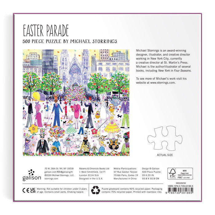 Michael Storrings Easter Parade 500 Piece Puzzle 500 Piece Puzzles Michael Storrings