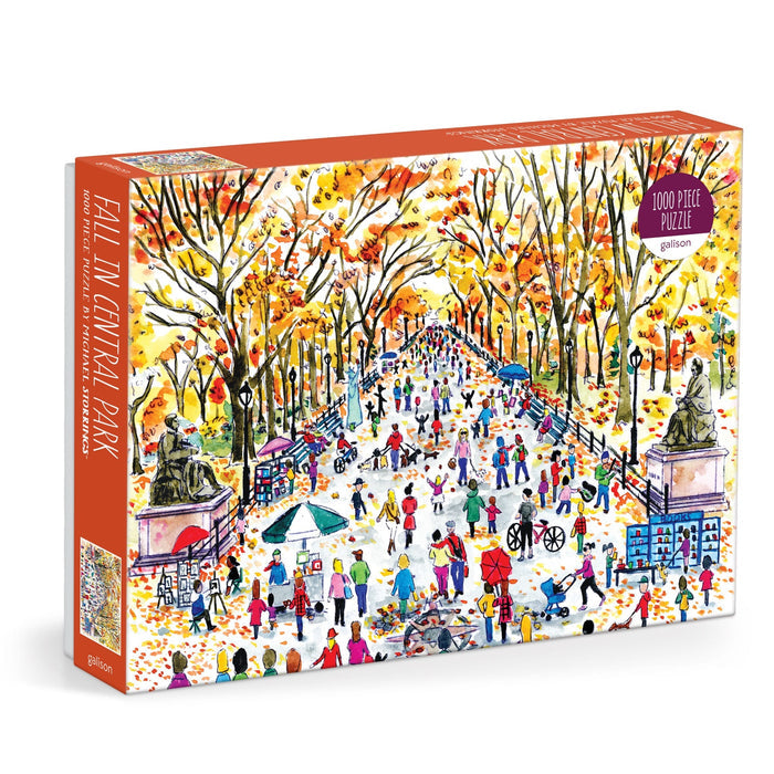 Michael Storrings Fall in Central Park 1000 Piece Puzzle 1000 Piece Puzzles Michael Storrings