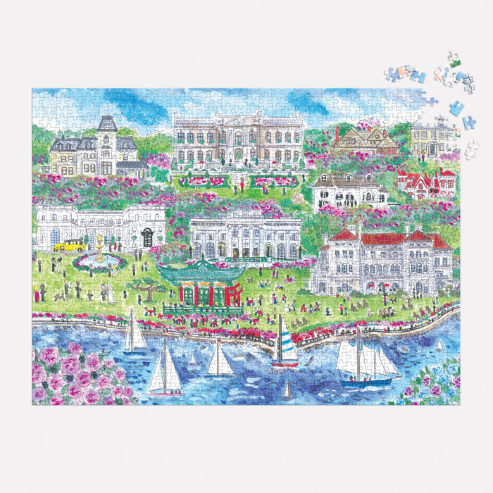 Michael Storrings Newport Mansions 1000 Piece Puzzle Jigsaw Puzzle Michael Storrings