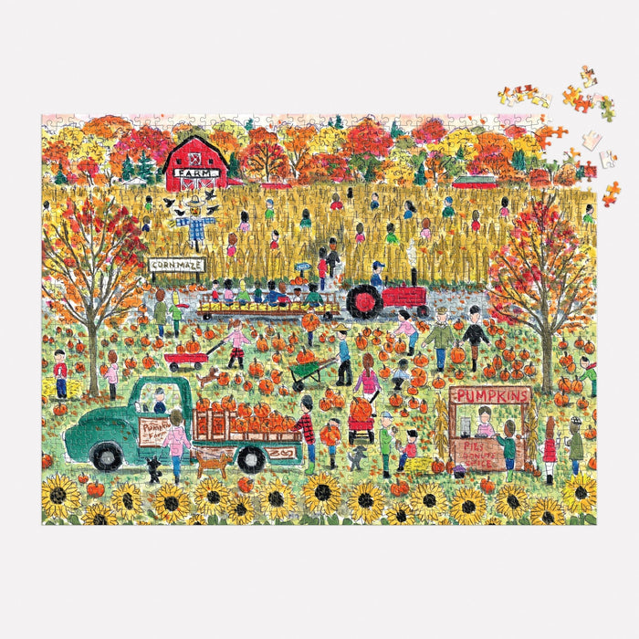 Michael Storrings Pumpkin Patch 1000 Piece Puzzle Jigsaw Puzzle Michael Storrings