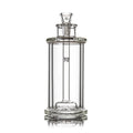 Clear glass MJ arsenal Gravity bong on a white background