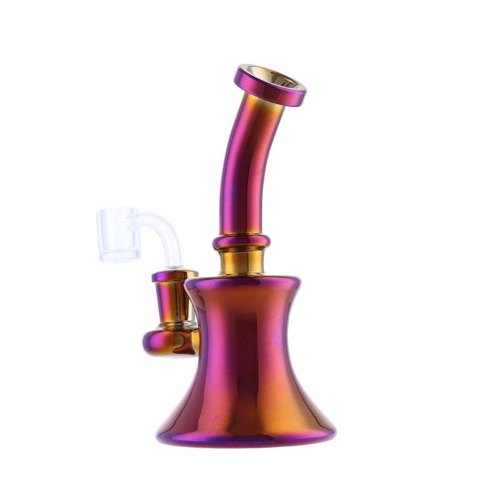 Mystery 8” Fumed Bell Dab Rig - assorted Valiant