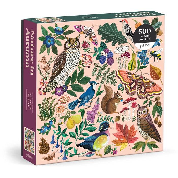 Nature in Autumn 500 Piece Puzzle Jigsaw Puzzle Christine De Carvalho