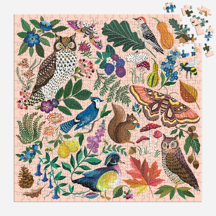 Nature in Autumn 500 Piece Puzzle Jigsaw Puzzle Christine De Carvalho