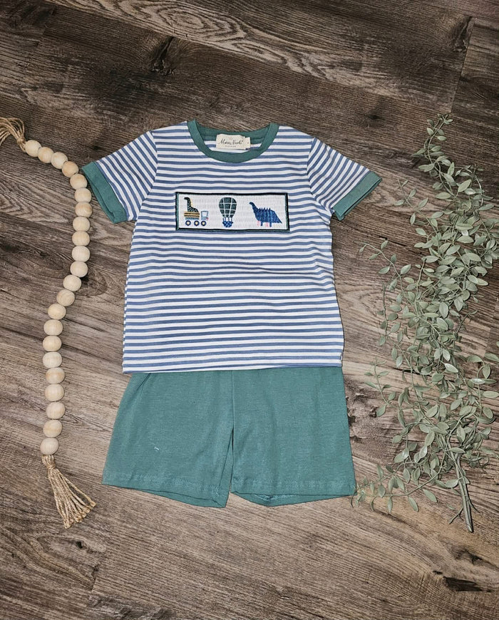 NWT Boutique Marie Nicole 2pc Dino Set ~ Size 2