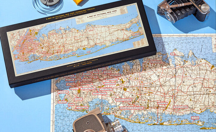 NYC Map 1,000 Piece Panoramic Puzzle Galison