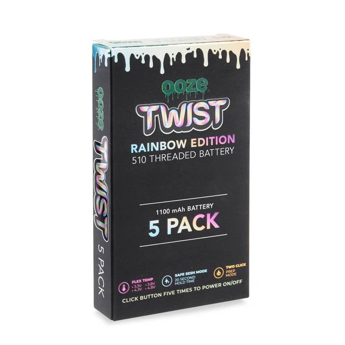 Ooze 1100 Twist Vape Pen Battery - 5 Pack