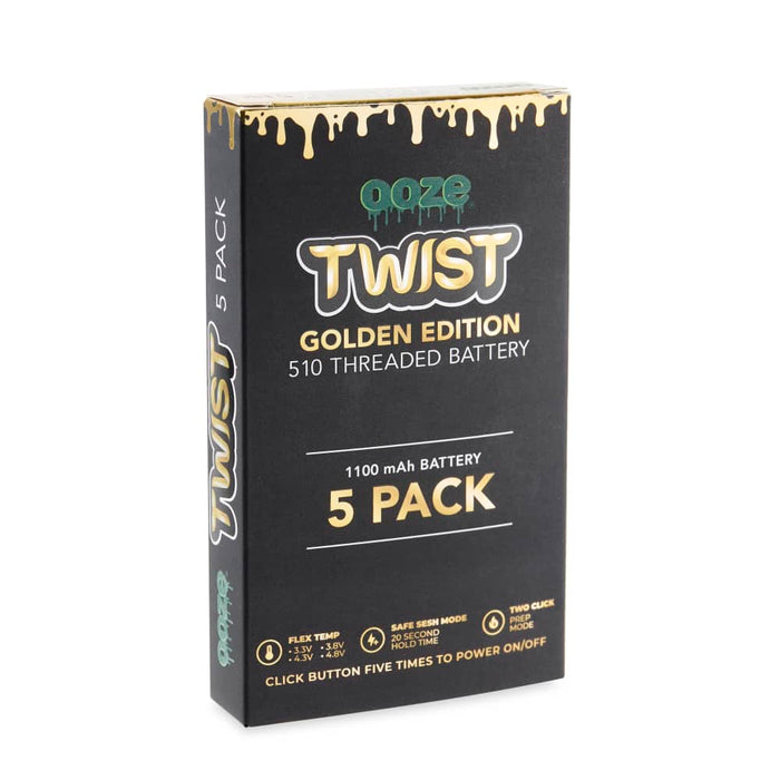 Ooze 1100 Twist Vape Pen Battery - 5 Pack