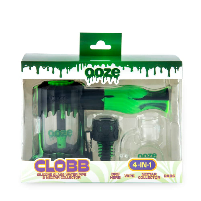 Ooze Clobb Silicone Water Pipe and Dab Straw