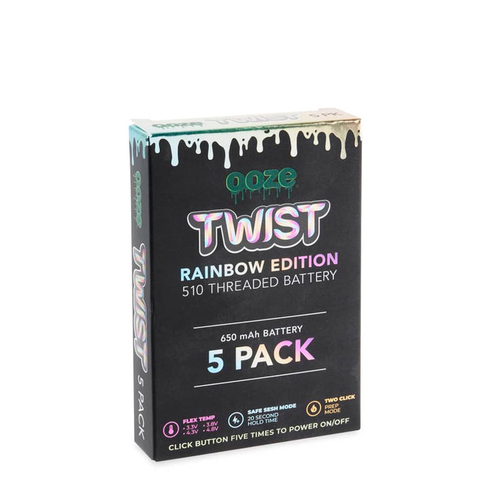 Ooze Twist 650 mAh Vape Battery | 5 Pack