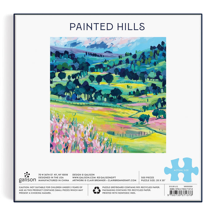 Painted Hills 500 Pc Puzzle Galison