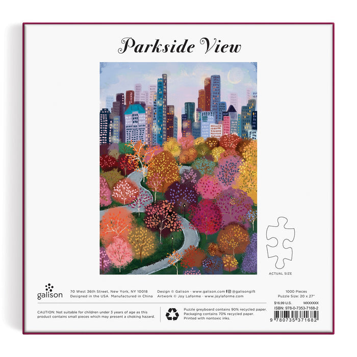 Parkside View 1000 Piece Puzzle In a Square Box Galison