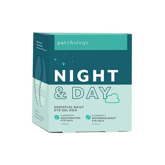Patchology Night & Day | Essential Daily Eye Gel Jar Duo