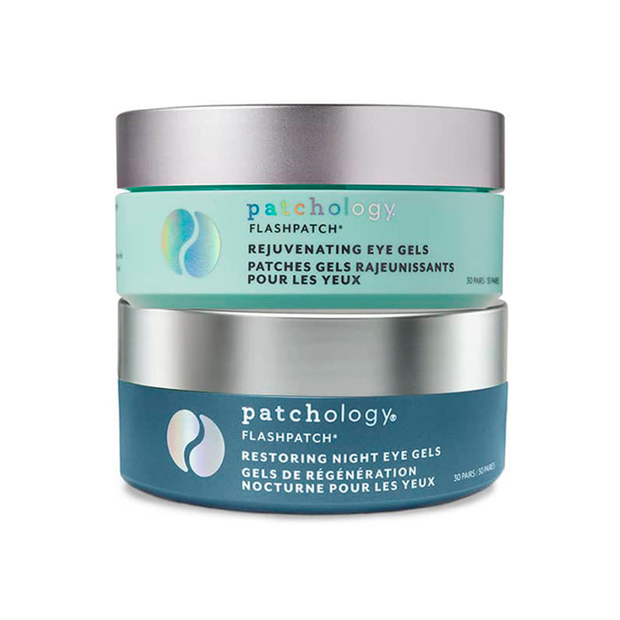 Patchology Night & Day | Essential Daily Eye Gel Jar Duo