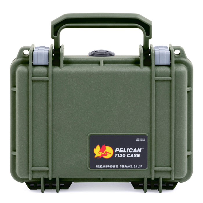 Pelican 1120 Case, OD Green with Silver Latches ColorCase