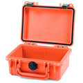 Pelican 1120 Case, Orange with OD Green Latches None (Case Only) ColorCase 011200-0000-150-130