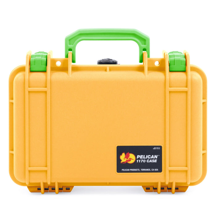 Pelican 1170 Case - Yellow & Lime Green - None (Case Only)