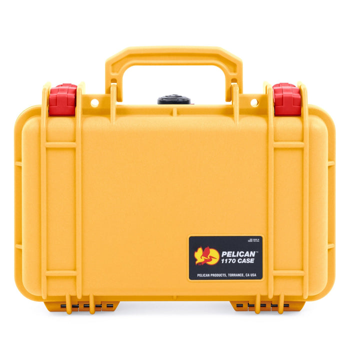 Pelican 1170 Case - Yellow & Red - None (Case Only)
