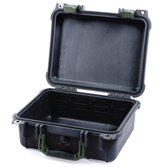 Pelican 1400 Case - Black & OD Green - Empty