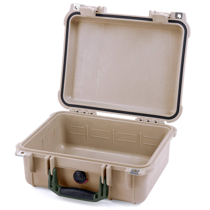 Pelican 1400 Case - Desert Tan & OD Green - Empty