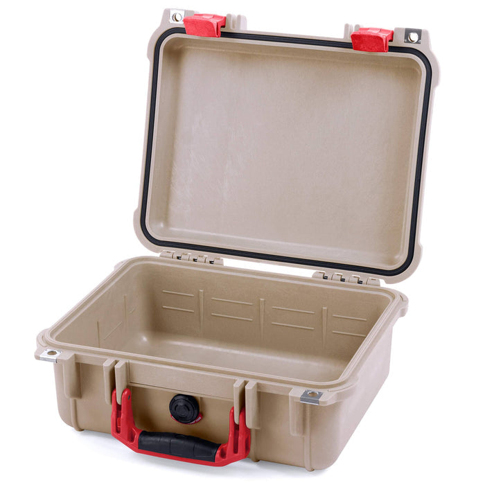 Pelican 1400 Case - Desert Tan & Red - Empty