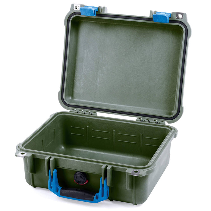 Pelican 1400 Case - OD Green & Blue - Empty
