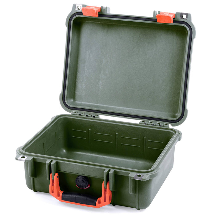 Pelican 1400 Case - OD Green & Orange - Empty