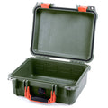 Pelican 1400 Case - OD Green & Orange - Empty