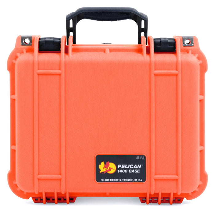 Pelican 1400 Case - Orange & Black - Empty