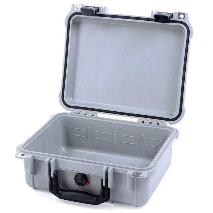 Pelican 1400 Case - Silver & Black - Empty