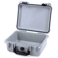 Pelican 1400 Case - Silver & Black - Empty