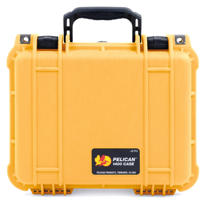 Pelican 1400 Case - Yellow & Black - Empty