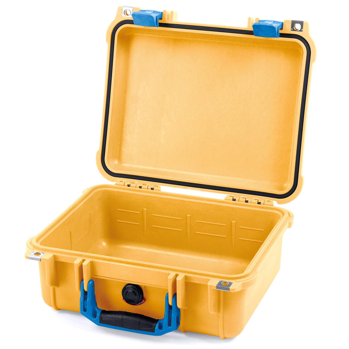 Pelican 1400 Case - Yellow & Blue - Empty
