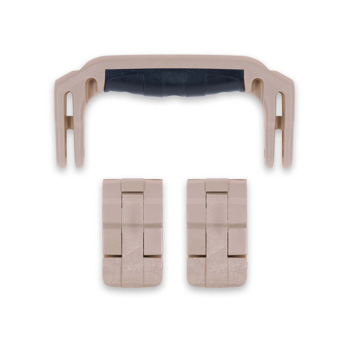 Pelican 1400 Replacement Handle & Latches, Desert Tan (Set of 1 Handle, 2 Standard Latches) ColorCase