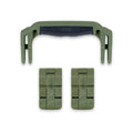 Pelican 1400 Replacement Handle & Latches, OD Green (Set of 1 Handle, 2 Standard Latches) ColorCase