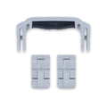 Pelican 1400 Replacement Handle & Latches, Silver (Set of 1 Handle, 2 Standard Latches) ColorCase