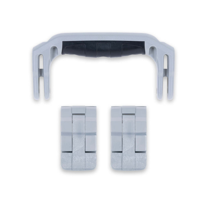 Pelican 1400 Replacement Handle & Latches, Silver (Set of 1 Handle, 2 Standard Latches) ColorCase