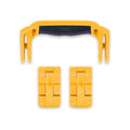 Pelican 1400 Replacement Handle & Latches, Yellow (Set of 1 Handle, 2 Standard Latches) ColorCase